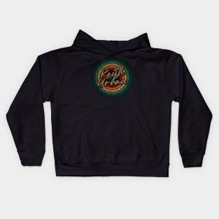 Keith Urban -  Vintage Circle kaset Kids Hoodie